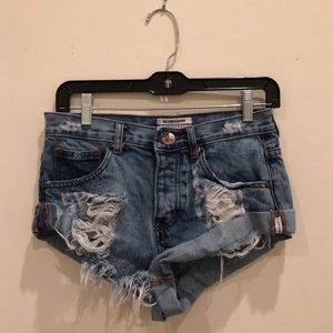 One Teaspoon Bandit Jean Shorts